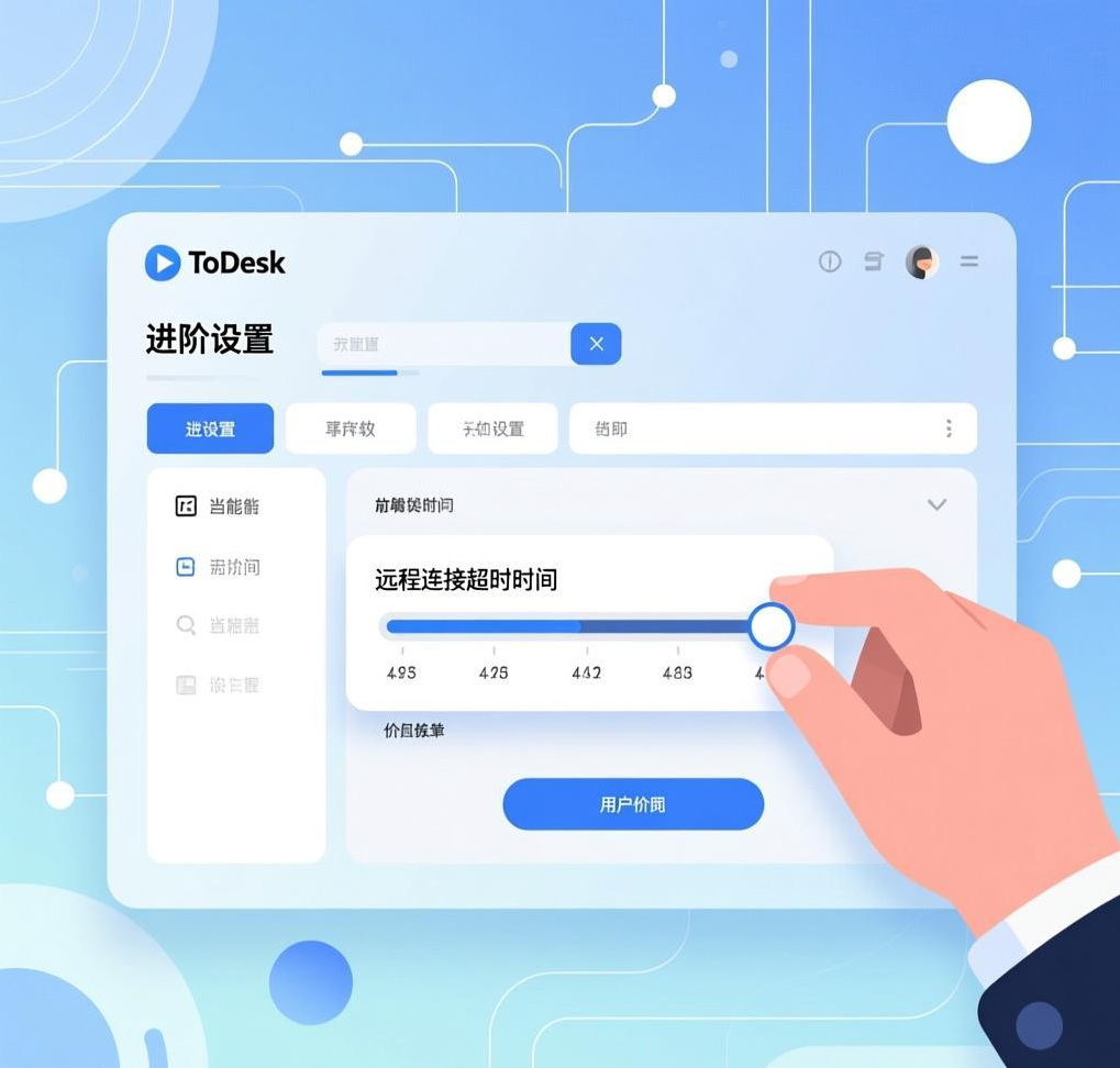 ToDesk进阶设置：调整远程连接的超时时间与重试次数