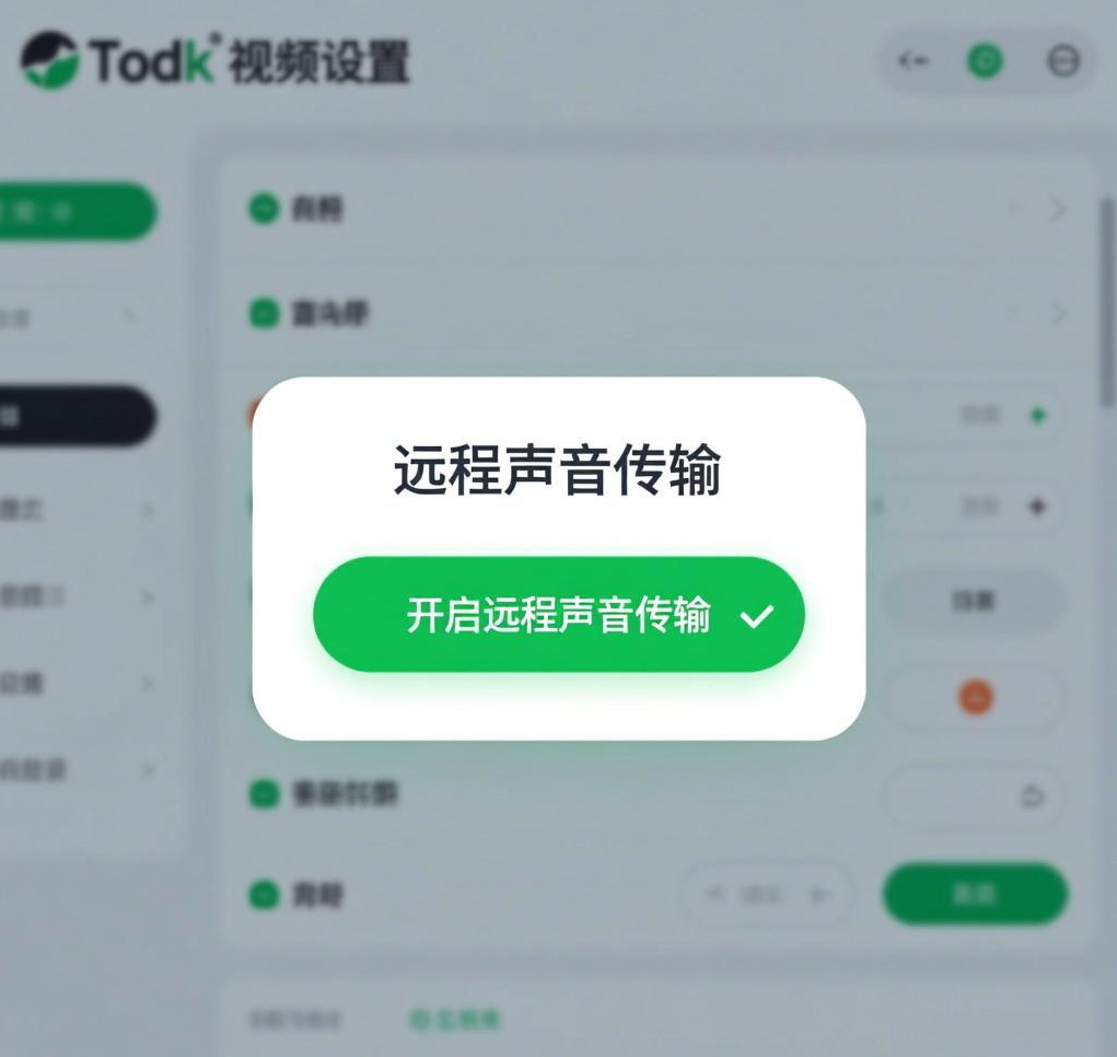 ToDesk远程音视频设置：开启关闭远程声音传输步骤
