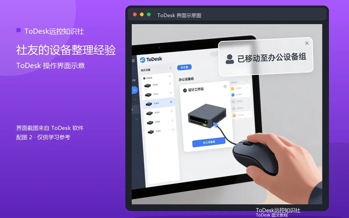 社友的设备整理经验界面示意图（配图2）