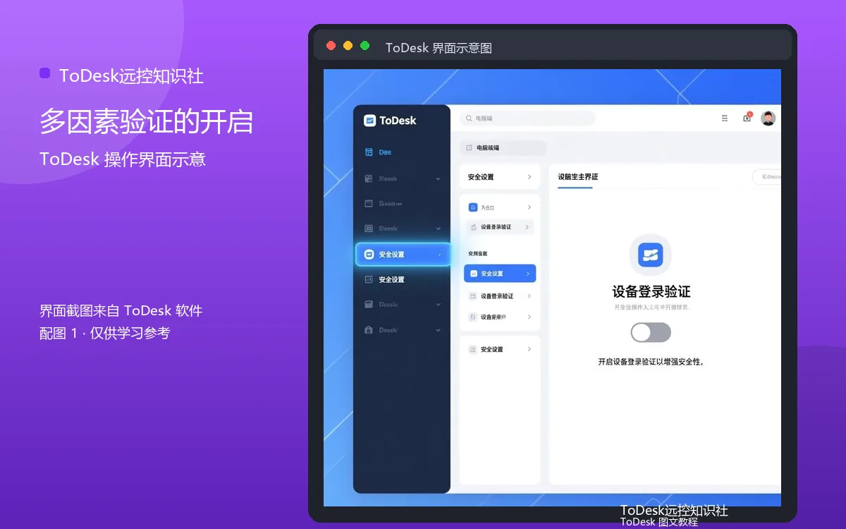 多因素验证的开启界面示意图(配图1)