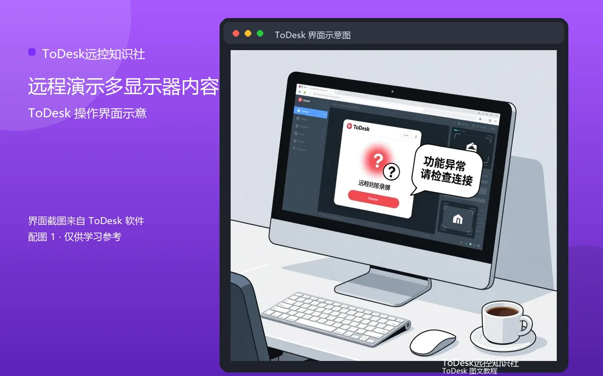 远程演示多显示器内容界面示意图(配图1)