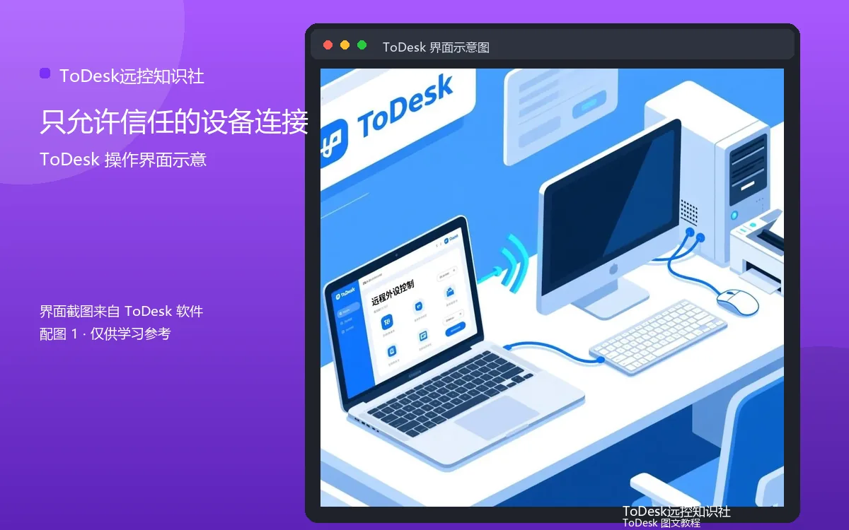 只允许信任的设备连接界面示意图（配图1）