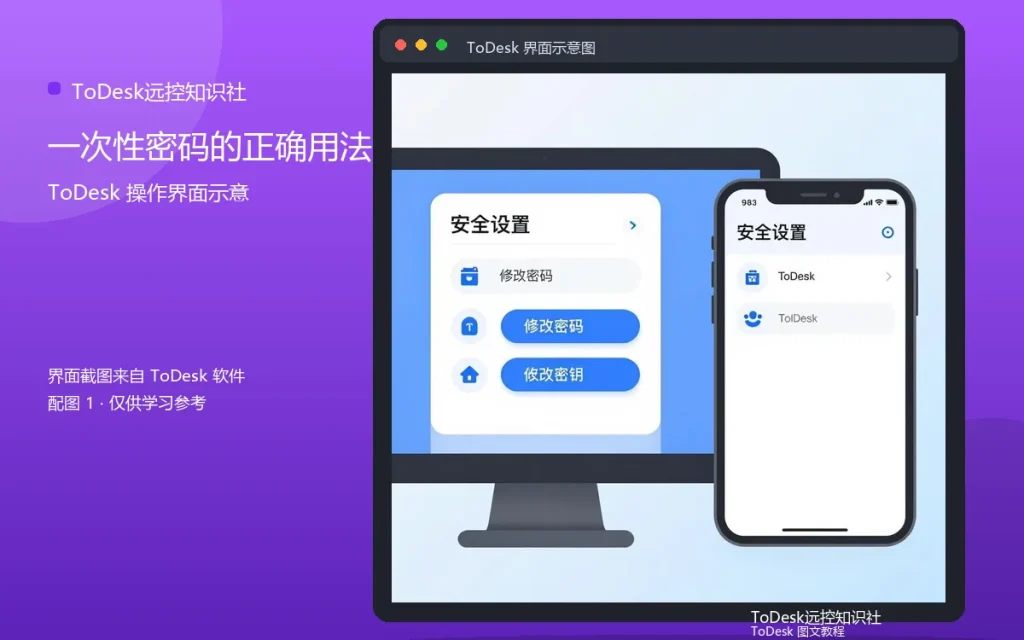 ToDesk临时密码设置:一次性密码的正确用法配图