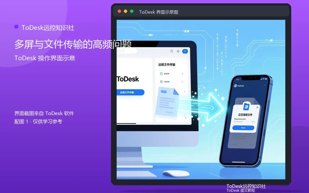 ToDesk社友问答精选：多屏与文件传输的高频问题配图