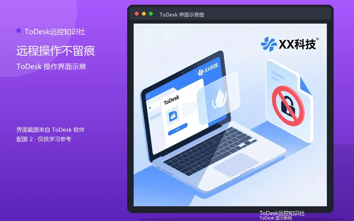 远程操作不留痕界面示意图(配图2)