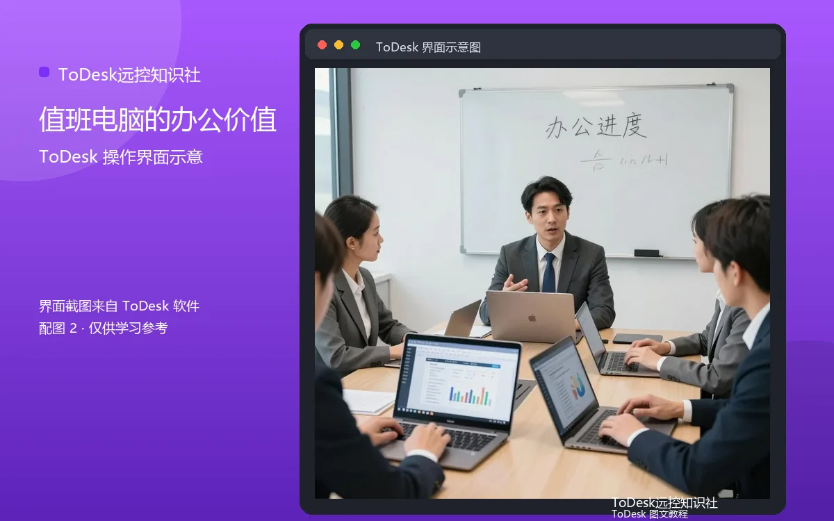 值班电脑的办公价值界面示意图(配图2)