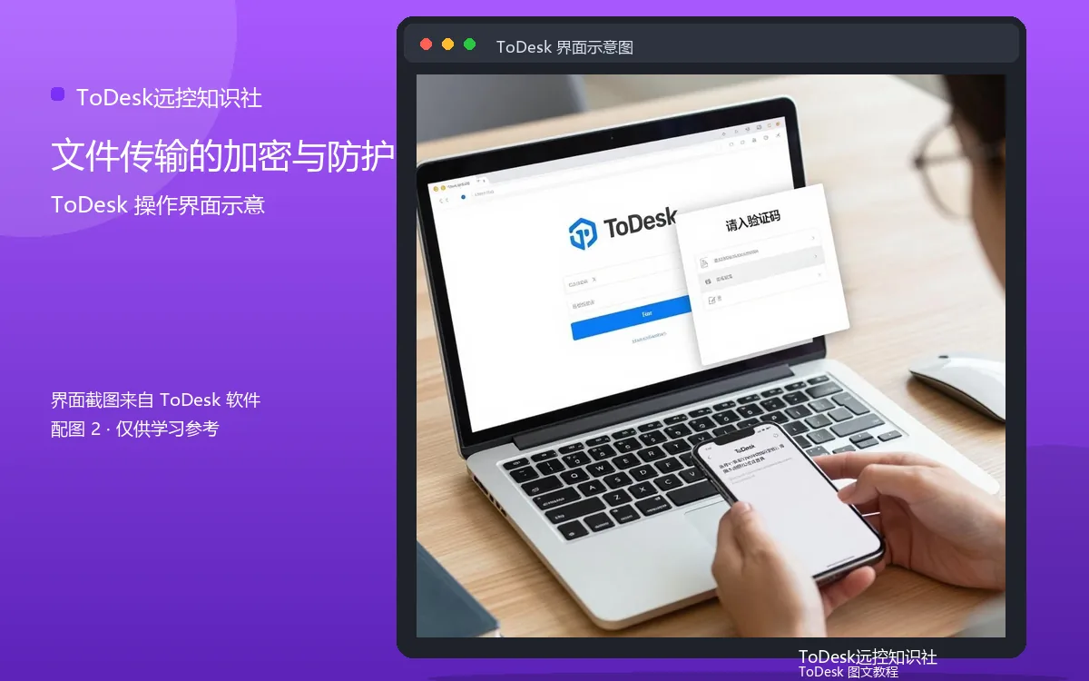 文件传输的加密与防护界面示意图（配图2）