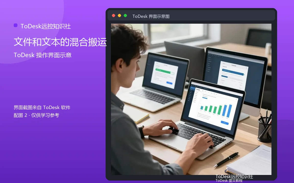 文件和文本的混合搬运界面示意图(配图2)