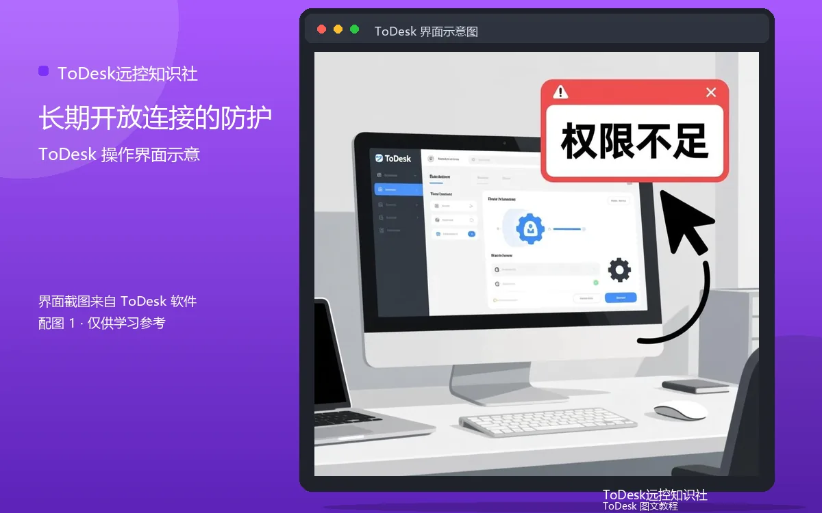 长期开放连接的防护界面示意图(配图1)