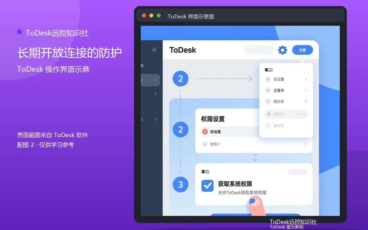 长期开放连接的防护界面示意图(配图2)