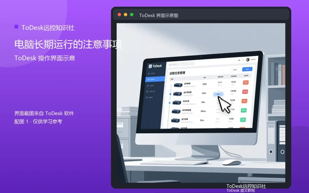 远程无人值守:电脑长期运行的注意事项配图